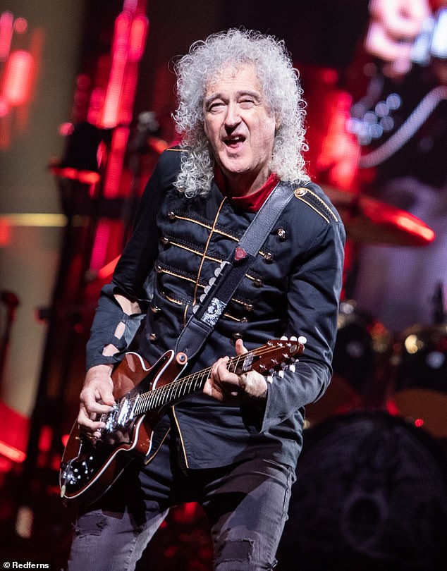 Sir Brian May was knighted for his charity work to 