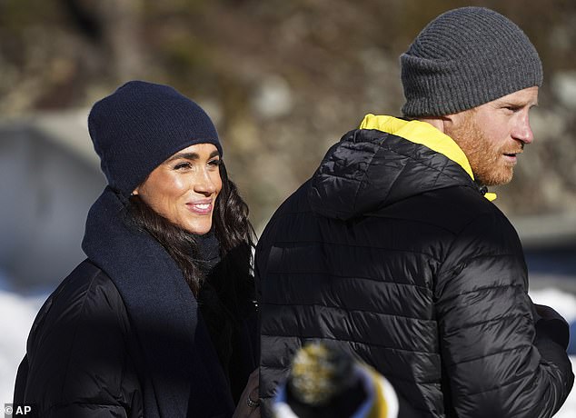 Prince Harry and Meghan attend the Invictus Games One Year To Go event yesterday