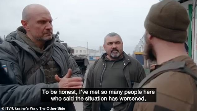 The 1 hour 50 minute special, The Ukraine War: The Other Side, will screen on ITV1 tomorrow night.  It was made by Sean Langan, who was accompanied by a repairman from the Russian Foreign Ministry during filming.