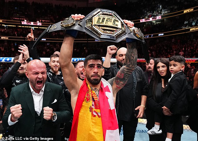 Topuria became the first Spanish champion in UFC history following his victory earlier this month.