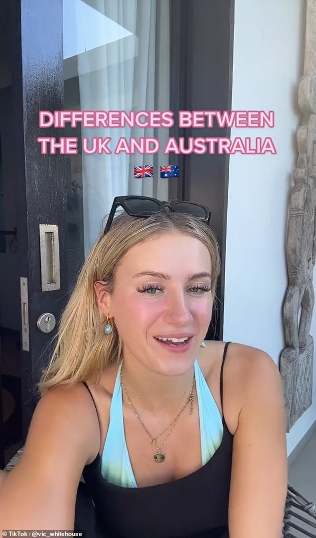 Victoria Whitehouse packed her bags in England to move to Sydney on a working holiday visa and has documented much of her journey on TikTok, where she has amassed more than 86,000 followers.