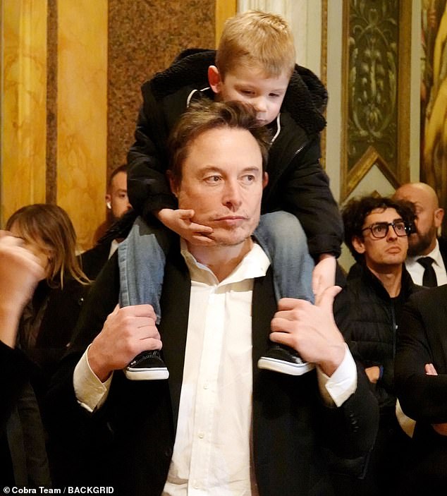 As a father of 11 children and a staunch advocate of procreation, Musk has earned a reputation for having a somewhat tenuous relationship with the truth and impulsive use of social media to sell influence in his spheres of interest: from wild claims about Teslas' autonomous driving capabilities, to their novel Neuralink brain implants. (In the photo: Musk with one of his children).