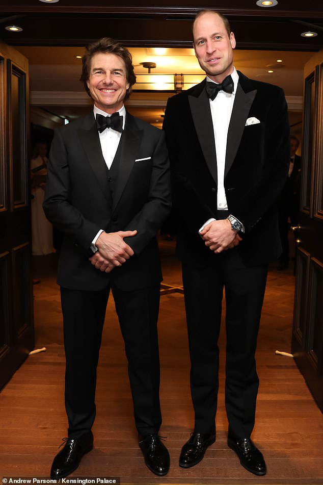 Tom Cruise's cozy appearance with Prince William at the London Air Ambulance gala on Wednesday isn't his first royal connection