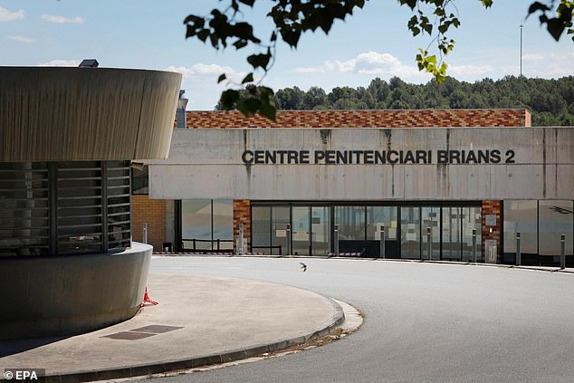 The 40-year-old man is in preventive detention in Brians 2 prison, near the Catalan capital.