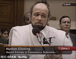Debates over the ethics of human cloning reached a fever pitch during George W. Bush's presidency, and Raël (above) was even dragged before Congress to testify.