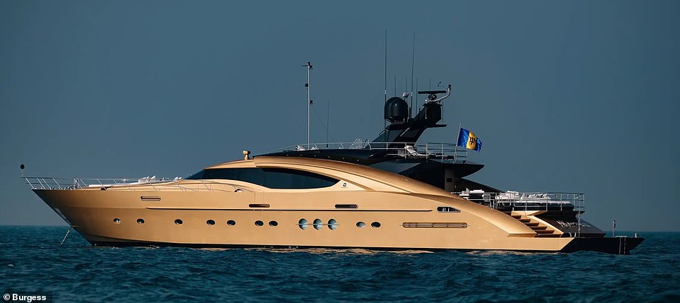 The AK Royalty is said to be one of the only vessels of its type in the world with a 24-karat gold paint job.