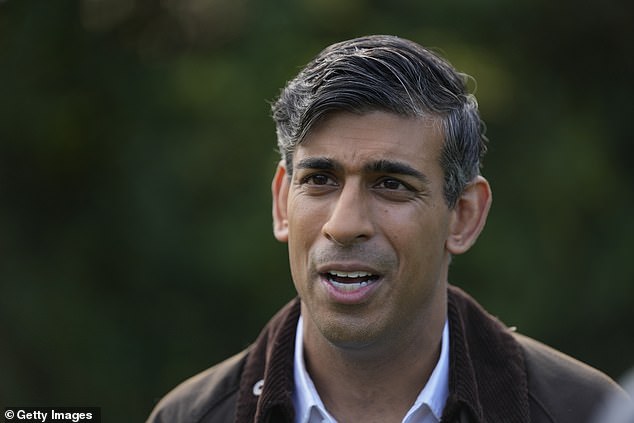 Rishi Sunak (pictured) is considering gradually raising the smoking age to phase out the habit among younger generations.