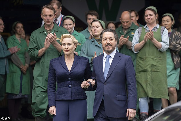 Winslet stars alongside Guillaume Gallienne, who plays her husband Nicholas, in the HBO series that will be available to stream on Sunday.