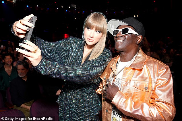 The rapper met Taylor at the 2023 iHeartRadio Music Awards, where they took a selfie