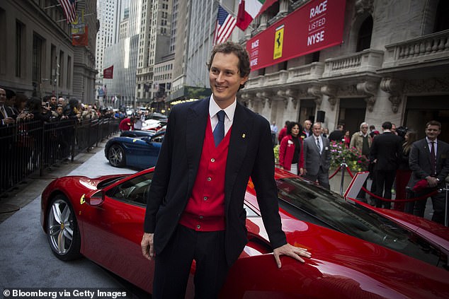 Agnelli, who was 81 when he died, named his grandson John Elkann (pictured) as his successor.