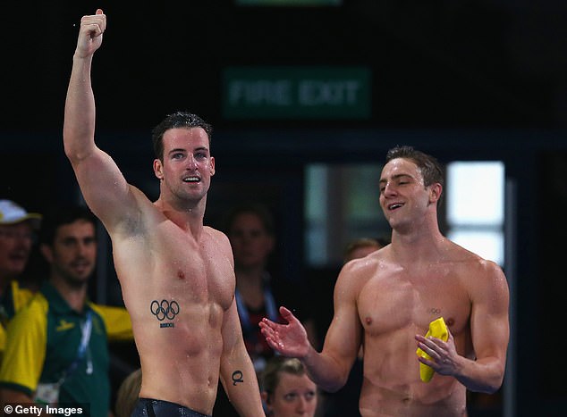 Australian Olympian James Magnussen (left) wants to take part in the Enhanced Games