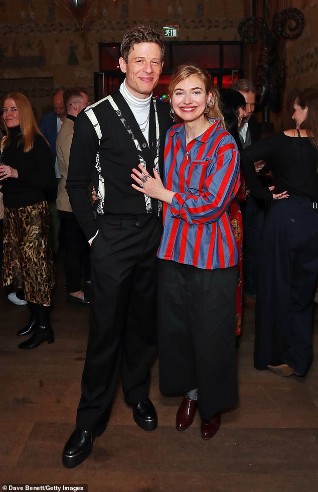 Imogen was last seen with James after the opening night of A Little Life, an adaptation of Hanya Yanagihara's novel, in March 2023 (pictured).