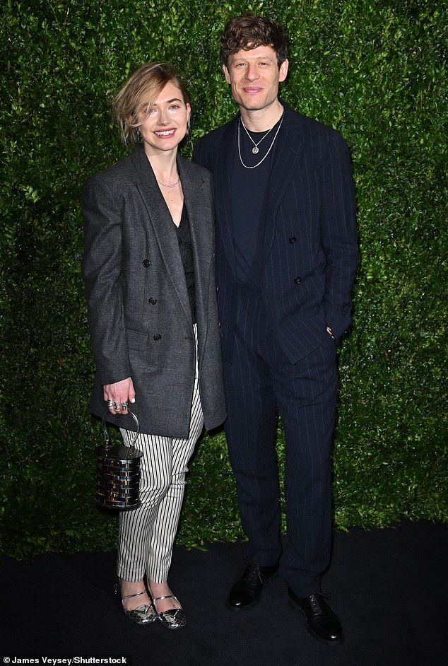 Imogen Poots tried to keep her split from fiancé James Norton a secret.  The actress, 34, and the actor, 38, decided to end their six-year relationship before Christmas (pictured in February)