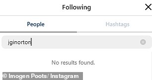 The couple also appear to have unfollowed each other on social media, and Imogen is not among those who like any of Norton's recent Instagram posts about the film.