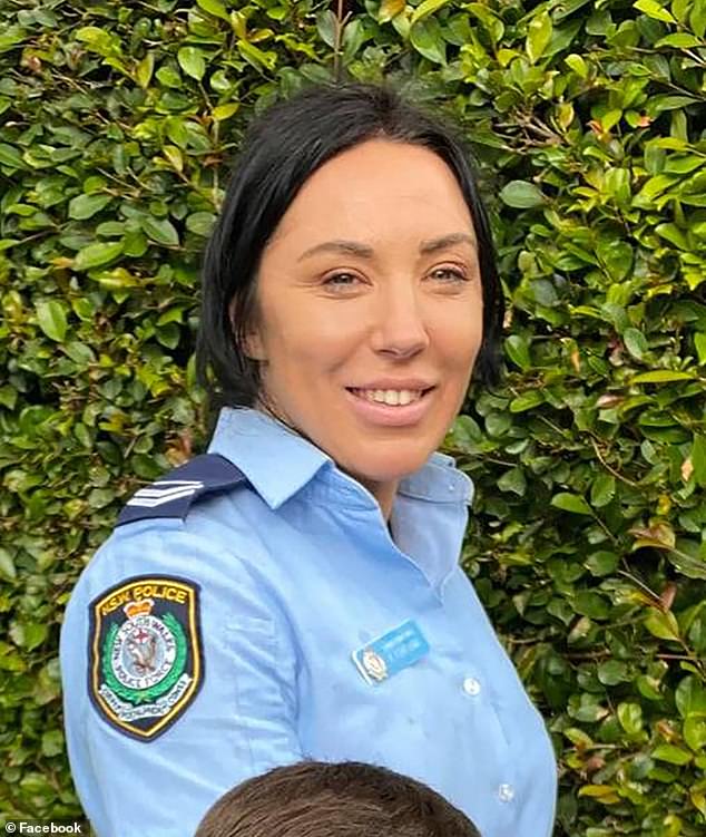 Fellow police officer Renee Fortuna (pictured) has been identified as the person who allowed Lamarre-Condon to lend her his hose to clean his rental van. There is no indication that Ms. Fortuna knew what Lamarre-Condon had allegedly done or was involved in any criminal act.