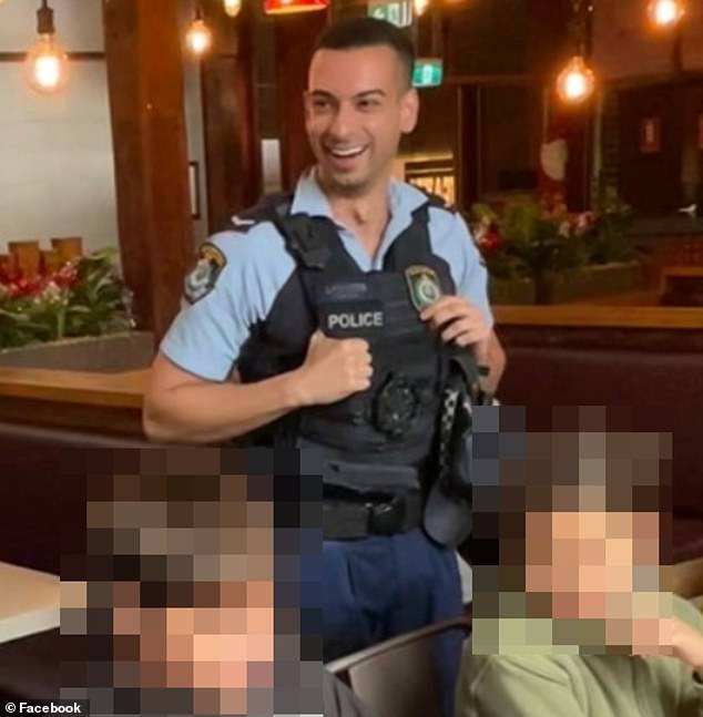 Beau Lamarre-Condon, 28, was a celebrity hunter before becoming a New South Wales police officer.