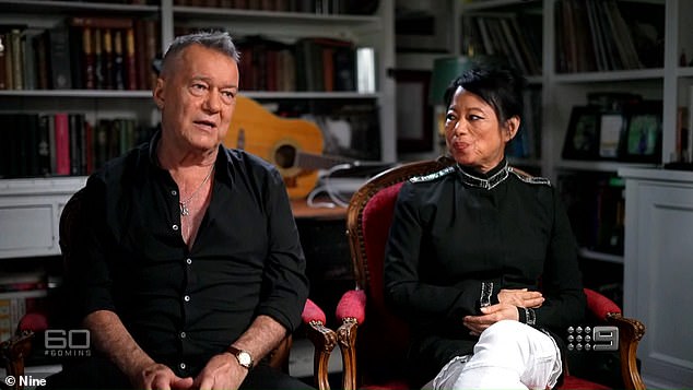 At one point, at St Vincent's Hospital in Sydney, Jimmy Barnes (left) said to his wife Jane (right): 
