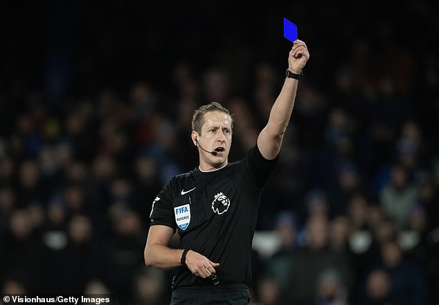IFAB, which sets football rules, wants to follow the use of blue cards and 10-minute sin bins