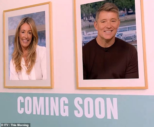 Cat Deeley and Ben Shephard have been unveiled as the new presenters of This Morning, ITV revealed on Friday, with a teaser clip showing their images erected in the corridors of ITV.