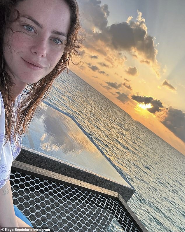Skins star Kaya Scodelario, 31, is currently enjoying a girls' holiday in the Maldives after splitting from her husband of eight years, Ben Walker, late last year.