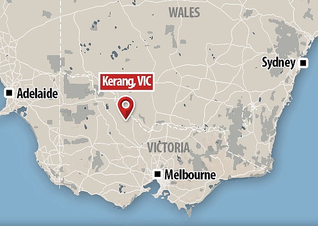 The fire broke out shortly after midnight on Saturday in the border town of Kerang, between Victoria and New South Wales.