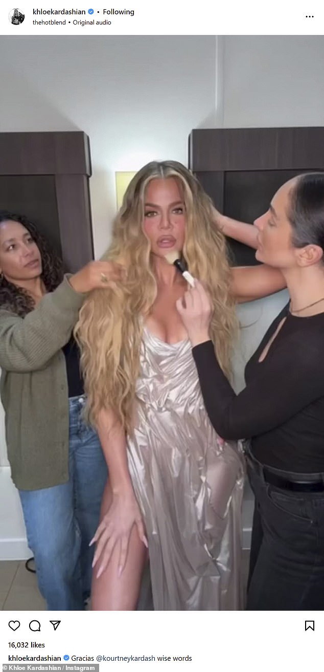 Khloe Kardashian Puts On Busty Display In Tight Dress As She Glams Up With Sister Kourtney’s Snippet About Looking ‘Effortless’