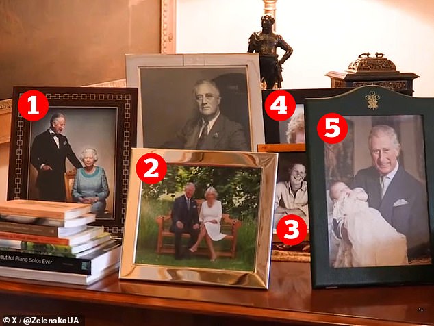 In the photo: 1. Queen Elizabeth II and her son Charles in 2016, posing for her 90th birthday portrait;  2. Charles and Camilla at Clarence House in 2018;  3. Prince Harry as a teenager in an undated photo;  4. Prince Harry in his 20s in an undated photo;  5. Charles holding his grandson George in 2013