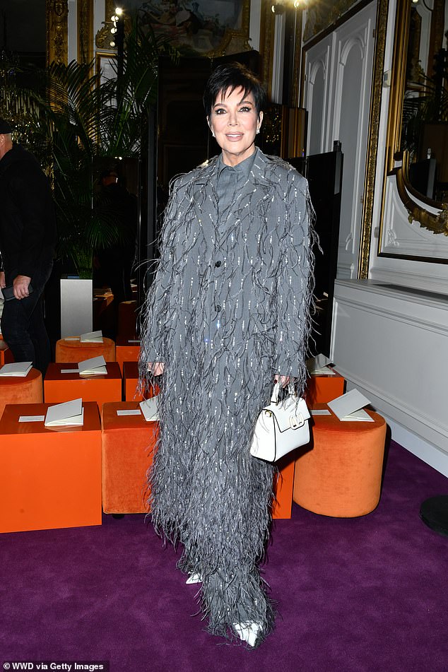 Kris Jenner, 68, responded to haters while also mocking references to her on social media and in song lyrics while speaking to Los Angeles Magazine;  seen in January in Paris