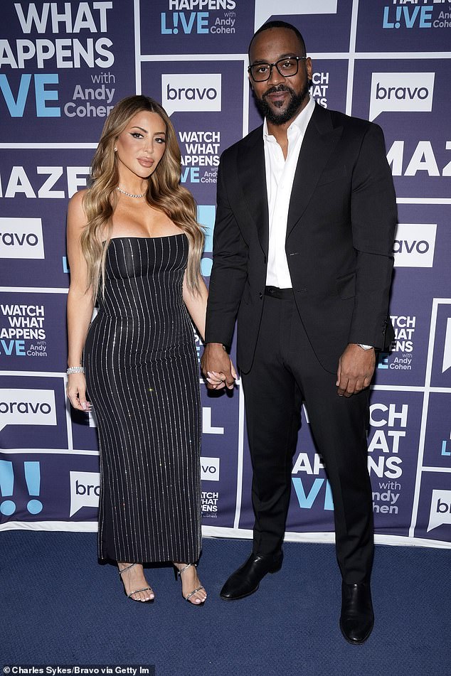 Larsa Pippen, 49, and Marcus Jordan, 33, reunited for Valentine's Day on Wednesday with a trip to a flower shop in Miami, according to TMZ.  They were reported to have broken up earlier this week;  seen in january