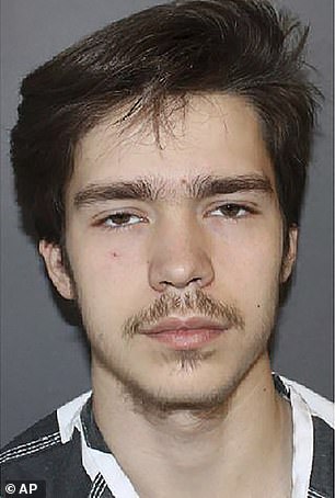 Mugshot of Tyler Boebert following his arrest for a series of carjackings and other crimes in Rifle, Colorado