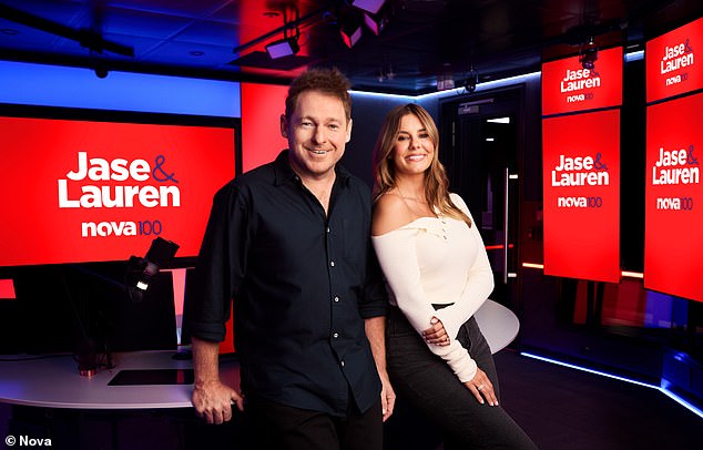 Lauren Phillips and Jase Hawkins' radio careers have been saved after they were brutally booted from Melbourne's KIIS FM last year.  Both in the photo