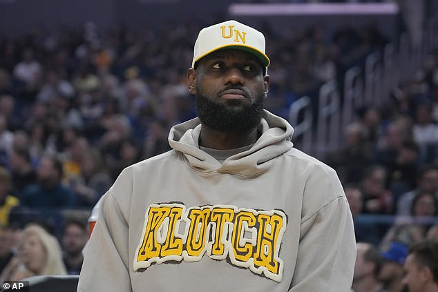 LeBron James talked about mock drafts projecting his son Bronny to enter the NBA in 2025.