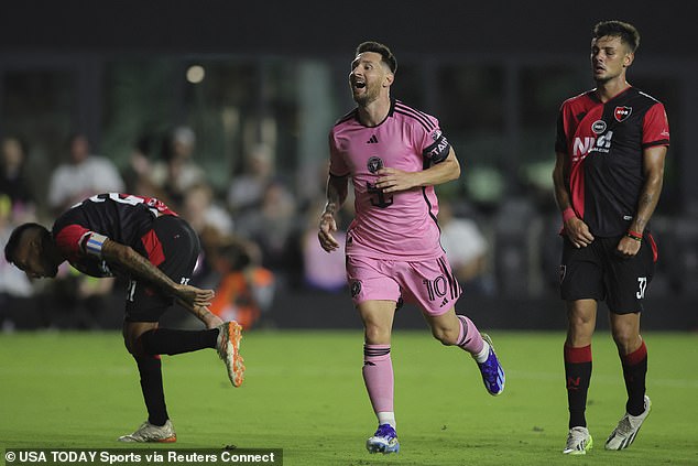 Lionel Messi played an hour and his Inter Miami team tied 1-1 with Newell's Old Boys