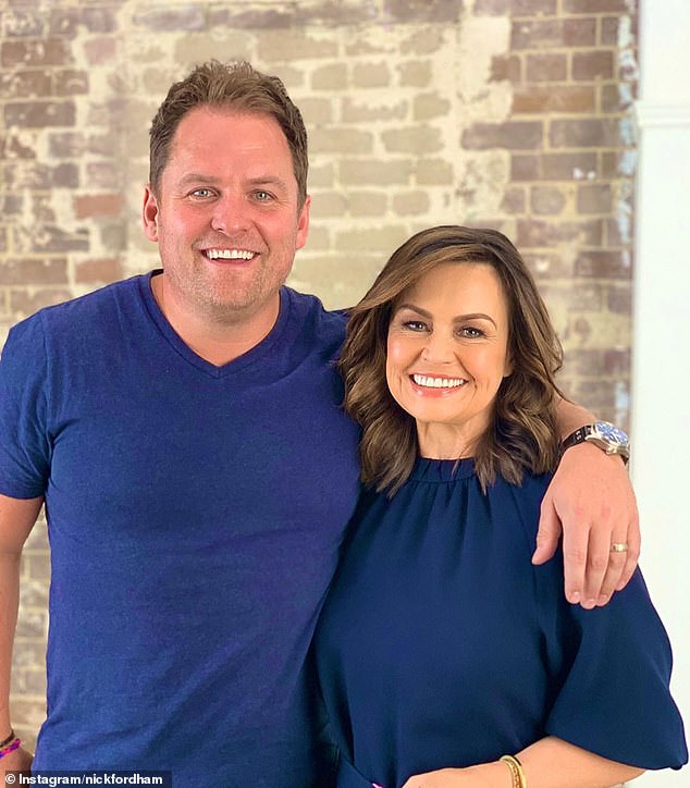 Pictured: Lisa Wilkinson with her agent Nick Fordham.
