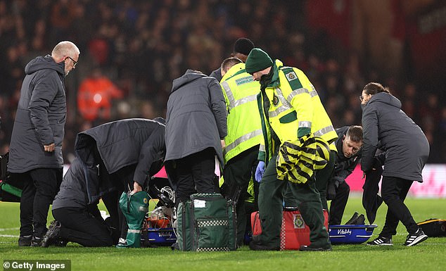 Luton Town's match against Bournemouth late last year came to a gruesome halt when the defender collapsed on the pitch for the second time in a matter of months.