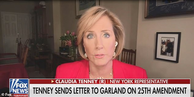 Rep. Claudia Tenney sent a letter to Attorney General Merrick Garland saying he should begin proceedings to remove the president from office under the 25th Amendment.