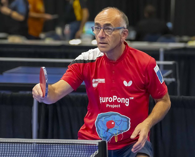 A trial of table tennis as a method to help MS begins this week led by Dr. Antonio Barbera of the University of Colorado (pictured).