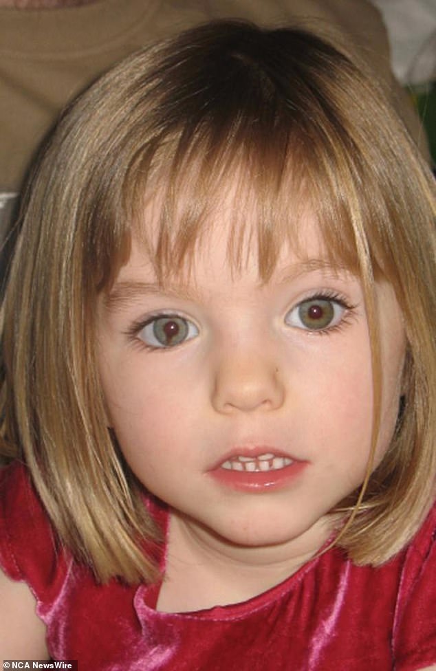 Madeleine McCann (pictured) was just three years old when she disappeared from her bed at her parents' holiday home in the coastal town of Praia da Luz, Portugal, on May 3, 2007, sparking one of the cases without longest-lasting solvers in the world.