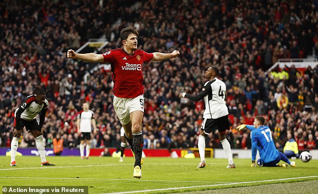 Harry Maguire thought he had saved a point when he scored in the 89th minute for United.