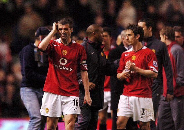 Keane and Neville faced three different Italian teams in the Champions League playing together