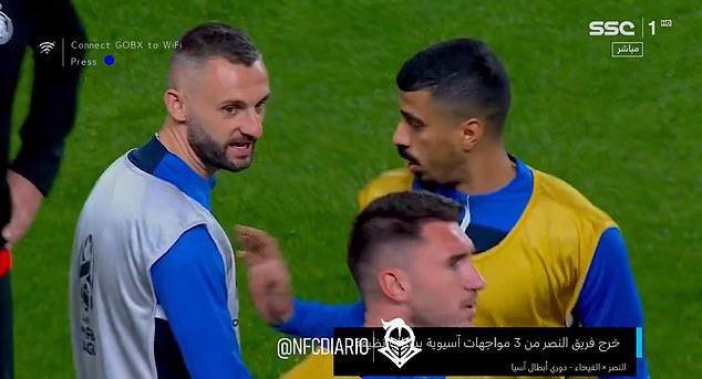 Marcelo Brozovic had words for his Al-Nassr teammate Aymeric Laporte (forward) ahead of the Asian Champions League clash