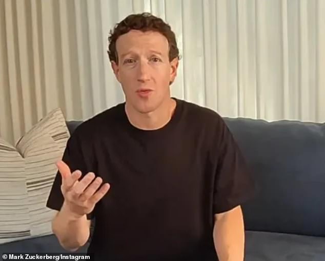 Mark Zuckerberg criticized Apple's Vision Pro headphones as bulky, grainy and uncomfortable.