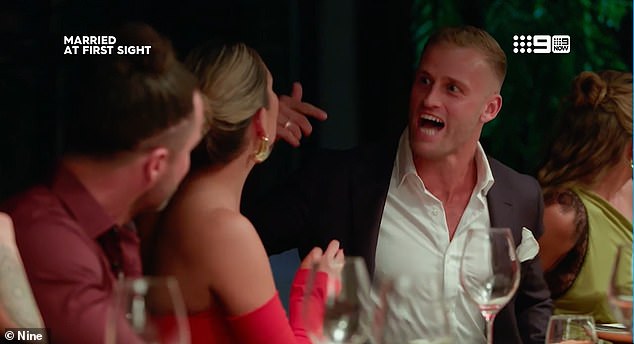 Married At First Sight 2024: Bride Sara sensationally walks out of wild dinner party after shock screaming match with groom Tim – as chaos and scandal erupts among other contestants