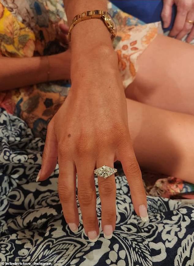 Hayden added that his public proposal caught the attention of the public, who burst into applause after Belinda said yes and accepted her dazzling engagement ring.