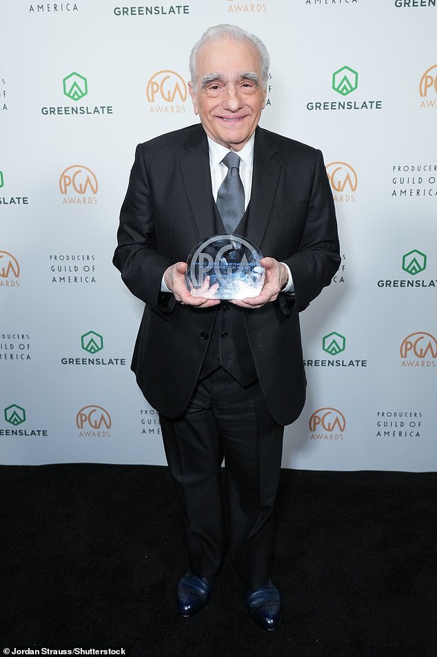 Martin Scorsese, 81, was honored with the David O. Selznick Award as part of the 35th Annual Producers Guild Awards ceremony at the Ray Dolby Theater in Los Angeles on Sunday.
