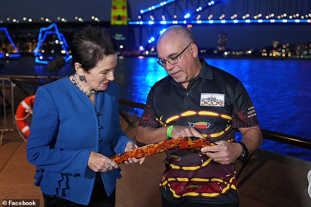 Ms Moore was a leading supporter of Indigenous Voice in Parliament and gave a telling hint that the night would be very political earlier in the evening.