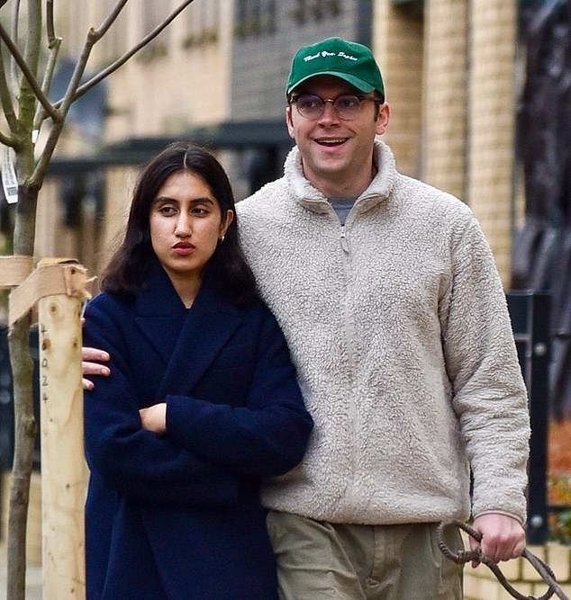 Ambika Mod looks set to become part of Britain's new 'it' couple after it was revealed her secret boyfriend is actor Andy Sellers (pictured on Saturday)