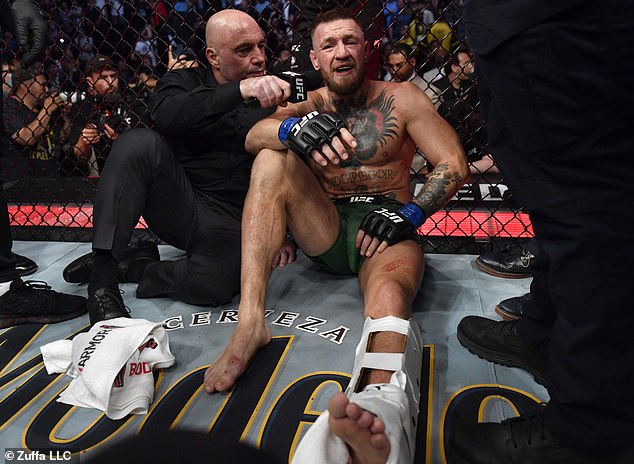 McGregor hasn't fought since suffering a fractured tibia in his trilogy fight with Dustin Poirier.
