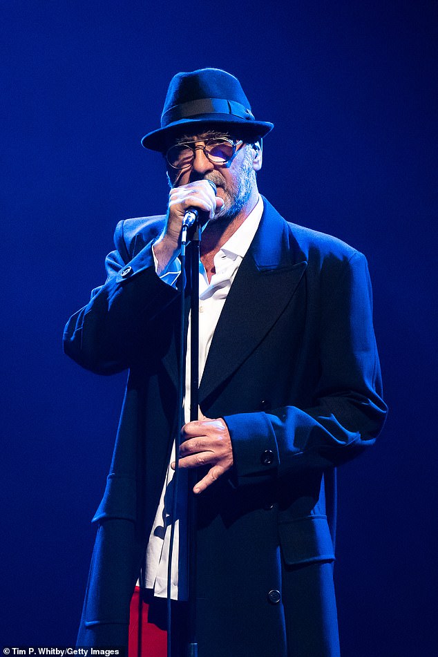 Eric, who embarked on a tour in October last year, will return to the stage in April, following the release of his album on March 29 (pictured at the Bloomsbury Theater in 2023).