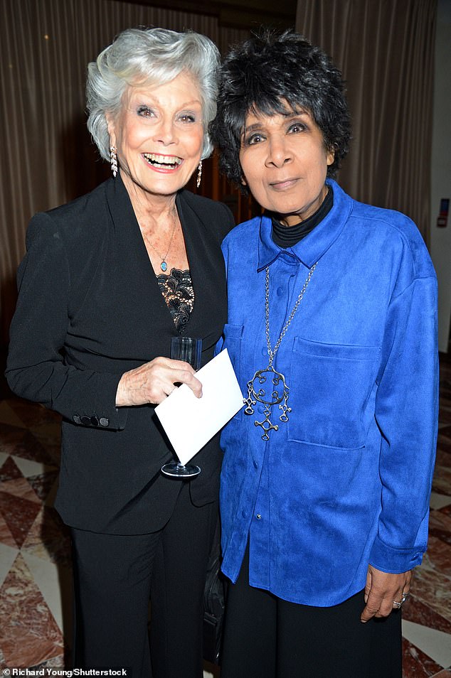 Moira Stuart, 74, collapses as colleagues rush to her aid and call an ambulance during Angela Rippon’s birthday party